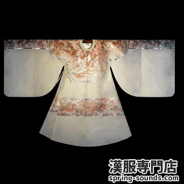 円襟袍 漢服 チャイナ服 撮影 刺繍 定陵复原款「远山黛」
