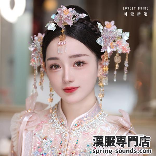 中国風髪飾り 7点セット 中華風 古代宮廷唐装・漢服用アクセサリー