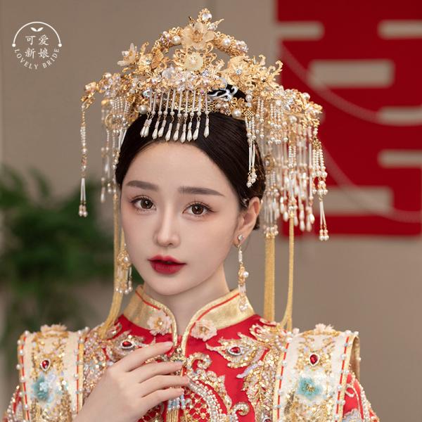 冠 中国風髪飾り 中華風 古代宮廷唐装・漢服用アクセサリー