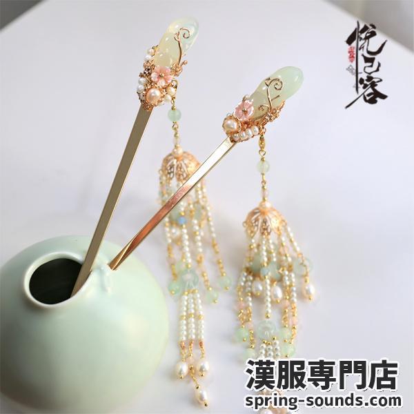 【かんざし1点】明制漢服髪飾 【悦己容--[酌华]】