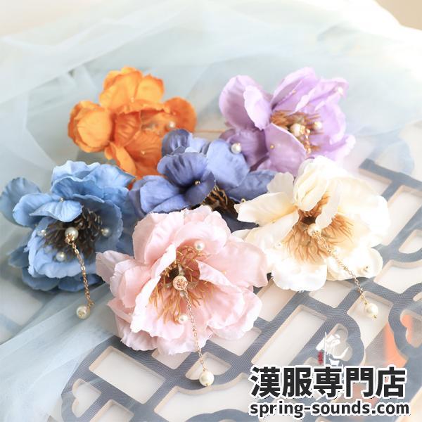【かんざし1点】宋漢服髪飾 牡丹【悦己容--[牡丹]】