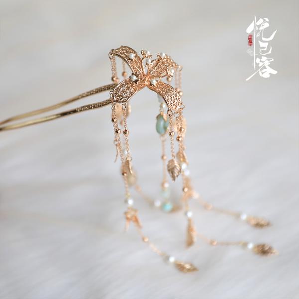 【かんざし1点】漢服髪飾  【悦己容--[云华里]】