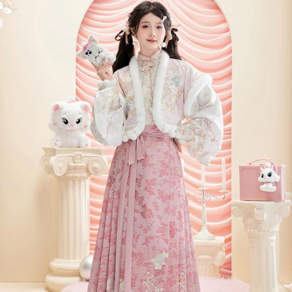 Disney Marie Cat風漢服  《おしゃれキャット》レディース漢服 チャイナ服　撮影[迪士尼玛丽猫-猫咪圆舞曲]