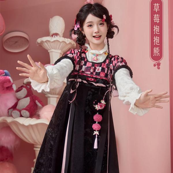 Lotso風漢服 ディズニー ロッツオ 明制漢服《Toy Story3》撮影[迪士尼草莓熊-草莓幻想乡]