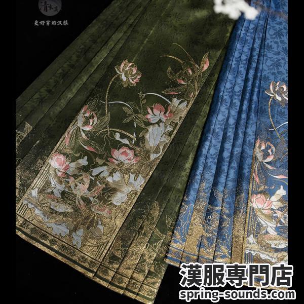 馬面裙 スカート【吴歌菡萏】