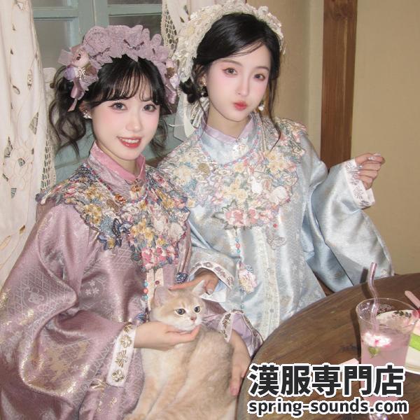 レディース漢服上着 トップス　远山乔【月兔娃娃屋】