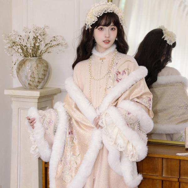 明制レディース漢服　远山乔【兰与珍珠】