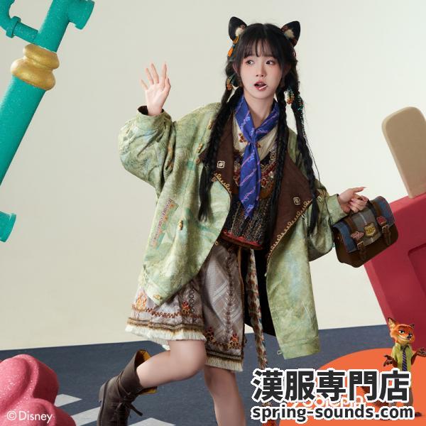 ディズニー ズートピア きつねのニック風漢服　[迪士尼 尼克-狐尾寻踪]