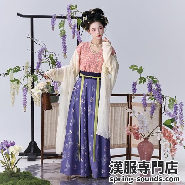 レディース漢服 唐制漢服　桃花酿
