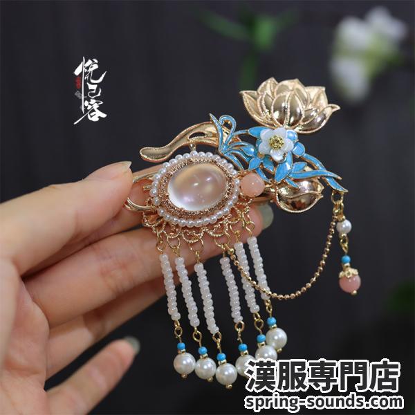 手作りヘアクリップ 【荷间影】
