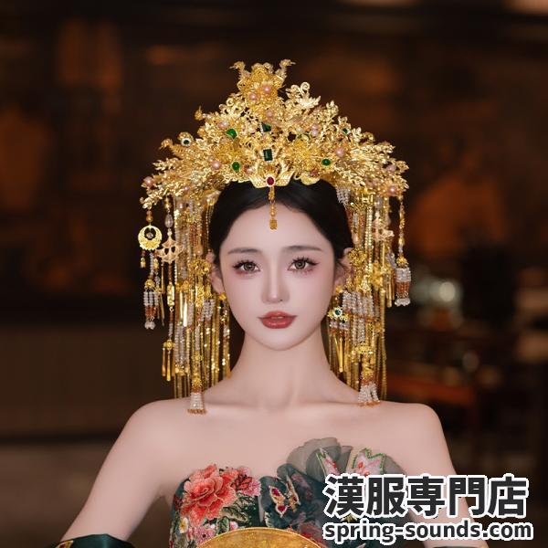 チャイナ風髪飾り 中華風 撮影 結婚式