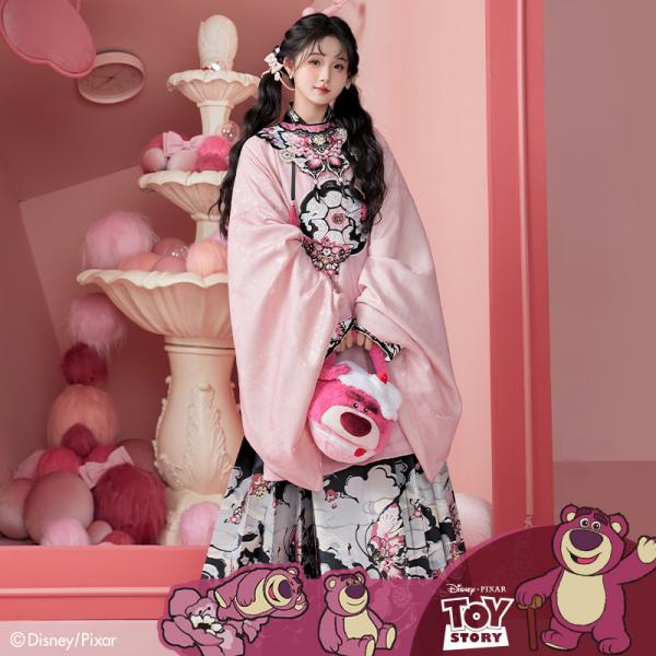 Lotso風漢服  ロッツオ ディズニー　明制漢服《Toy Story3》撮影[迪士尼草莓熊-草莓幻想乡]