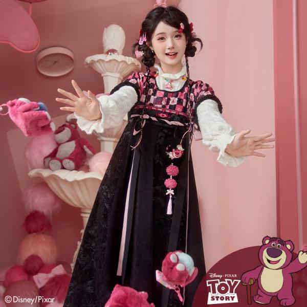 Lotso風漢服 ディズニー ロッツオ 明制漢服《Toy Story3》撮影[迪士尼草莓熊-草莓幻想乡]