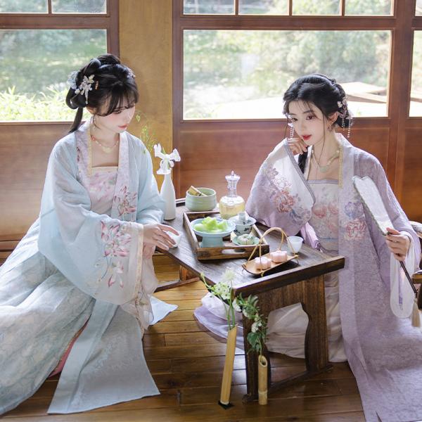 レディース漢服 刺繍漢服 远山乔【花音琉璃】