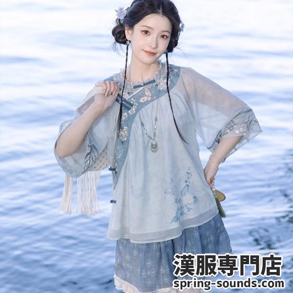 チャイナ服　刺繍　【聆溪风】