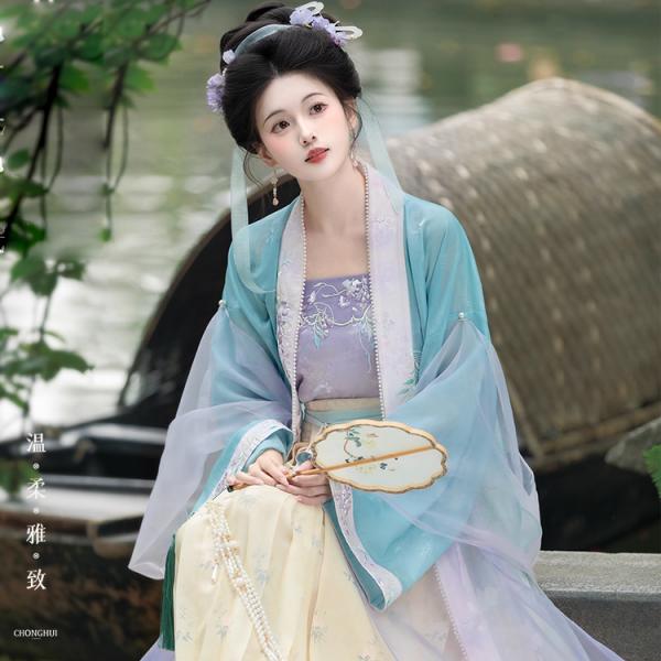 宋制レディース漢服 【重回汉唐九重紫】