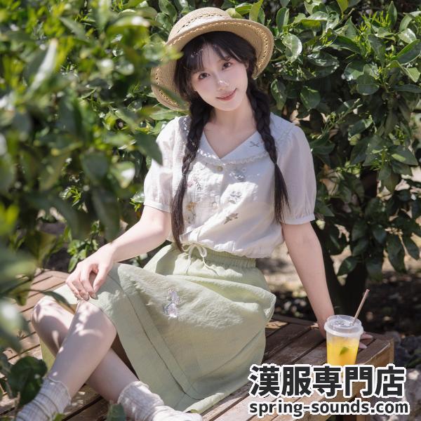 刺繍チャイナ服 レディース服　川黛时光：仲夏花房