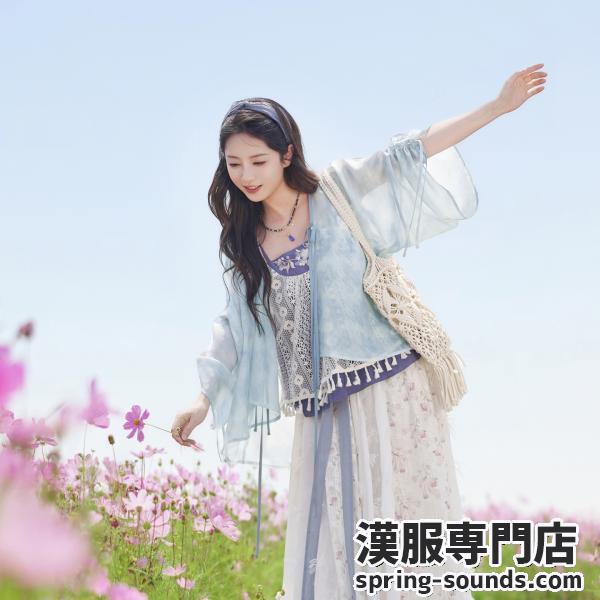 海棠刺繍チャイナ服 レディース服　海棠烟月 清水溪