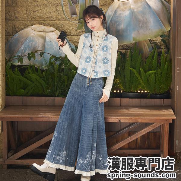チャイナ服 レディース漢服　[十三余-波心月]