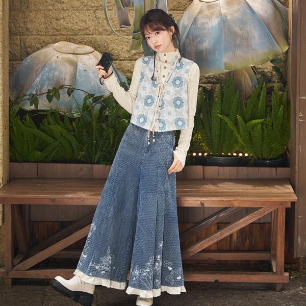 チャイナ服 レディース漢服　[十三余-波心月]