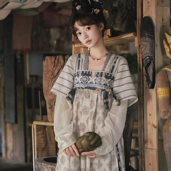 チャイナ服 レディース漢服　[十三余-木樨雨]