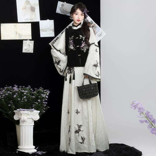 漢服 レディース　玉术【庄生梦晓】