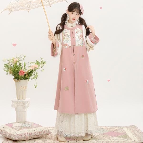 漢服 レディース　玉术【粉黛】