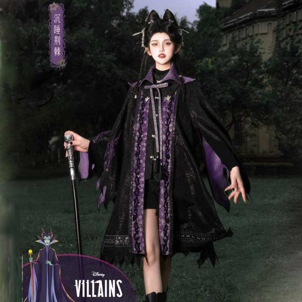 マレフィセント風服 ディズニー漢服　 十三余[迪士尼 玛琳菲森]