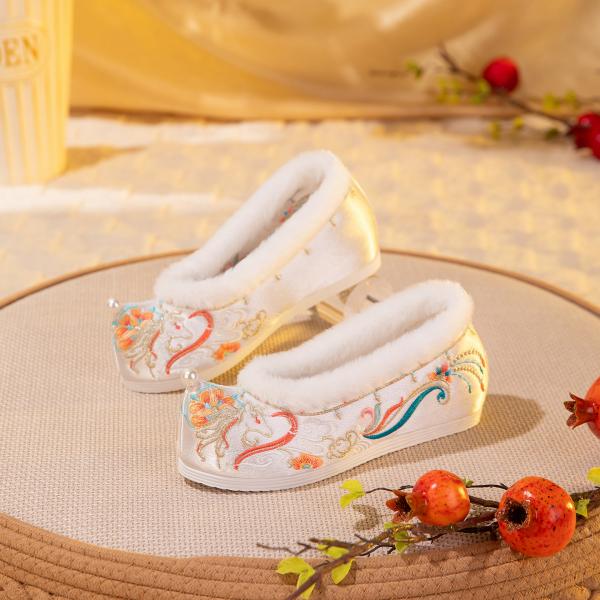 明制漢服靴 刺繍靴 レディース 【玉逍遥】