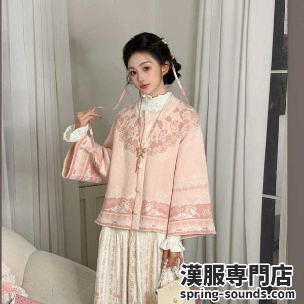 アウター ピンク　十三余[云游]