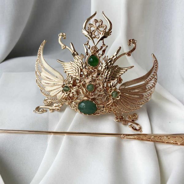 男性用冠　ゴールド 