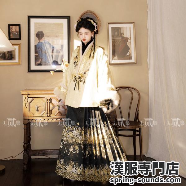 明制刺繍漢服 3点セット 【月光手信】