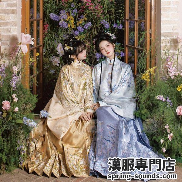 2点セット 明制漢服 レディース漢服 【月下弦音】