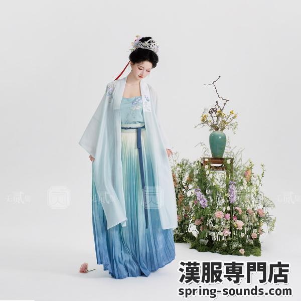 3点セット 宋制漢服 レディース漢服 【小园几许】