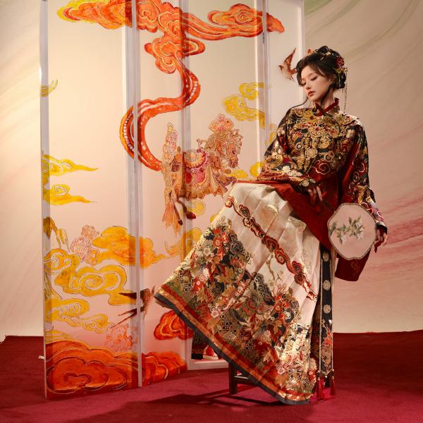 レディース漢服 琵琶袖  十三余[玄马乾坤]