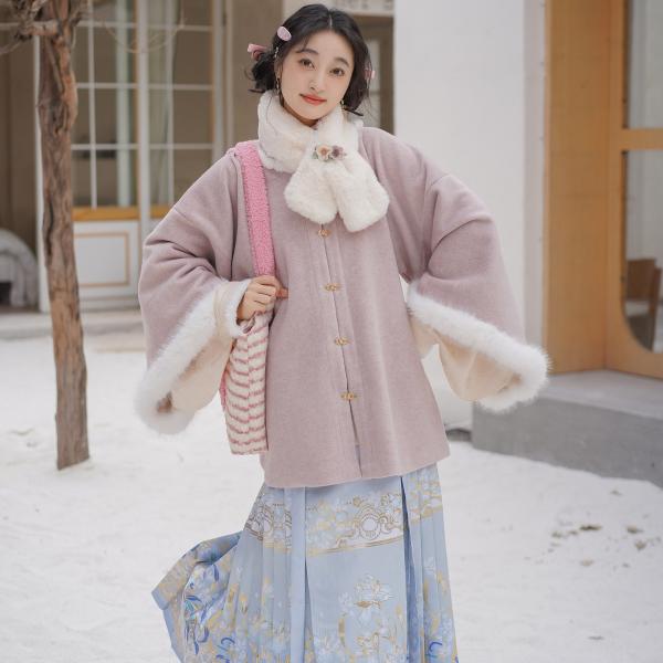 3点セット 明制レディース漢服　【春雪】