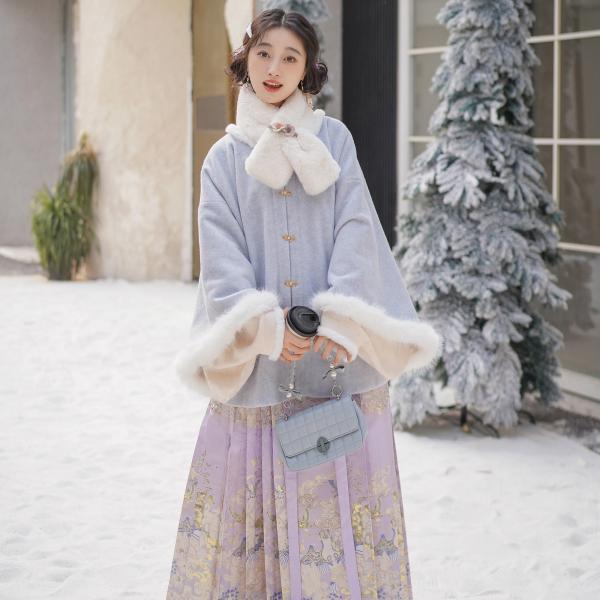 3点セット 明制レディース漢服　【春雪】