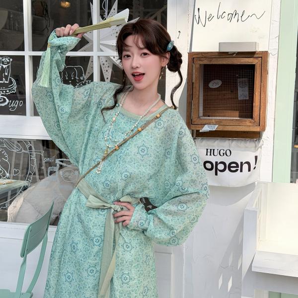 日常トップス ゴム入りパフパンツ　十三余[远黛]