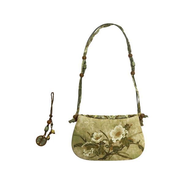 刺繍バッグ　十三余×中国丝绸博物館コラボ