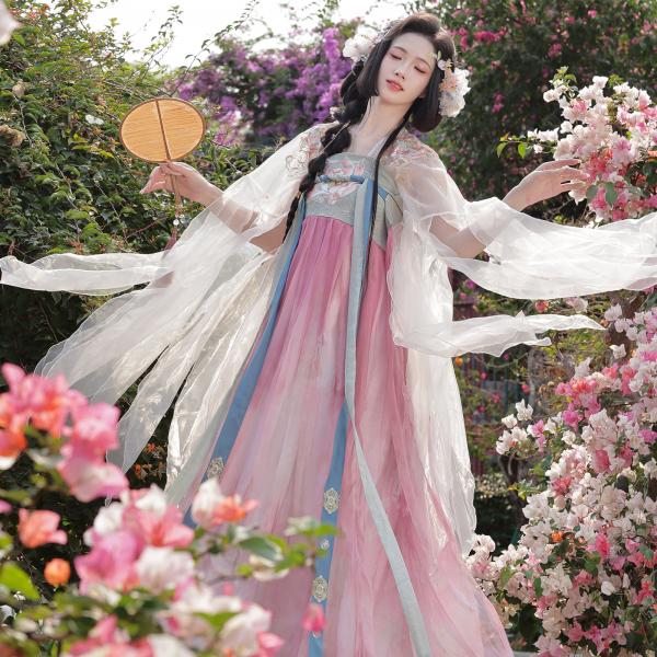 唐風漢服　レディース　玉术【芙蕖】