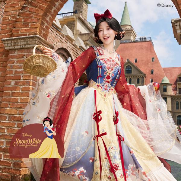 ディズニー白雪姫風漢服 十三余-迪士尼白雪公主