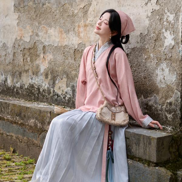 明制漢服　ドラマ『家業』コラボレーション 十三余[花篱下]