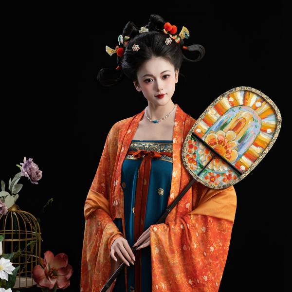 漢服復元・唐制 山迟【杏林】