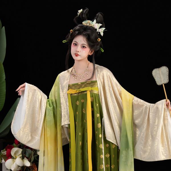 漢服復元・唐制 山迟【青梧】