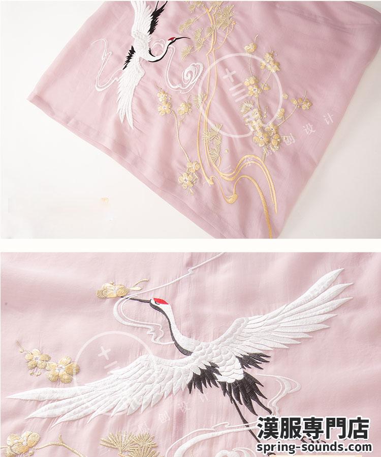 【上着、スカート、半袖】3点セット ベージュ ネイビー 杏色 花柄刺しゅう 鳥刺繍 上着 スカート 長袖 私服 公演 中華服 漢服 チャイナ服 撮影 演奏会 花火会 パーティー お祭り 踊り お花見仮装 舞台 コスプレ コス
